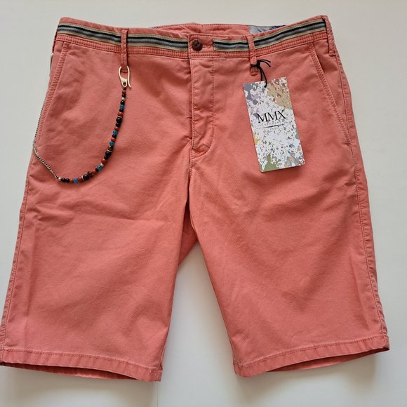 Men's MMX Germany Orange Shorts with Beads Size 34 / 32 - Picture 14 of 14